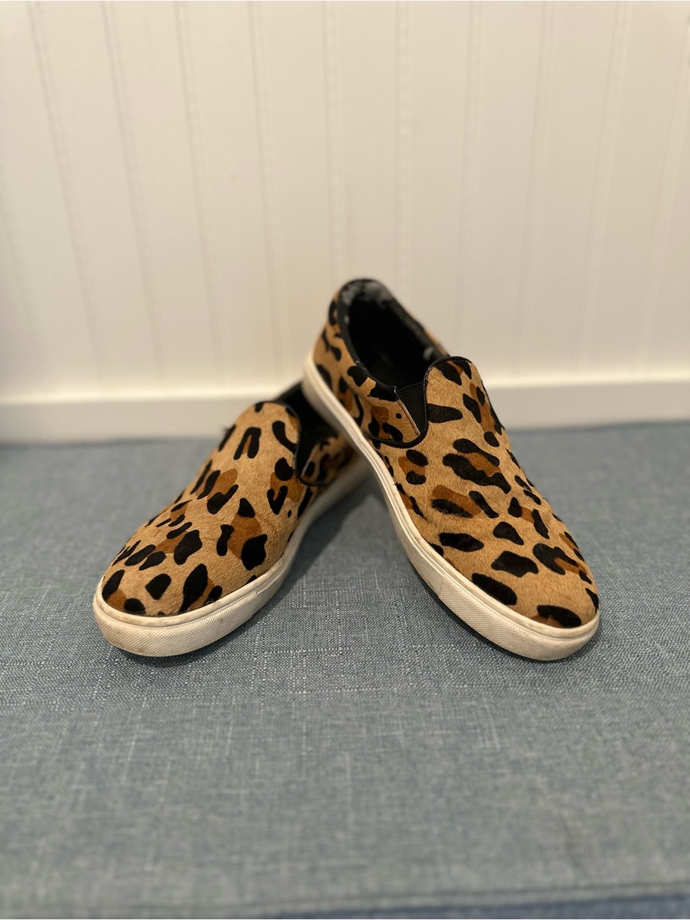 Steve Madden Leopard Slip-On Sneakers